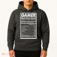 Funny Gamer Nutrition Facts Hoodie thumb 2