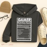 Funny Gamer Nutrition Facts Hoodie thumb 4