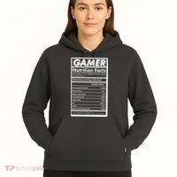 Funny Gamer Nutrition Facts Hoodie thumb 5