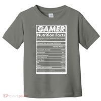 Funny Gamer Nutrition Facts Toddler T-Shirt thumb 0