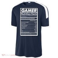 Funny Gamer Nutrition Facts Sport-Tek Competitor United Soccer Jersey thumb 2