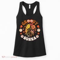 Funny Groovy Nonna Groovy Birthday Matching Birthday Party Women's Tank Top thumb 0