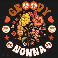 Funny Groovy Nonna Groovy Birthday Matching Birthday Party Women's Tank Top thumb 5