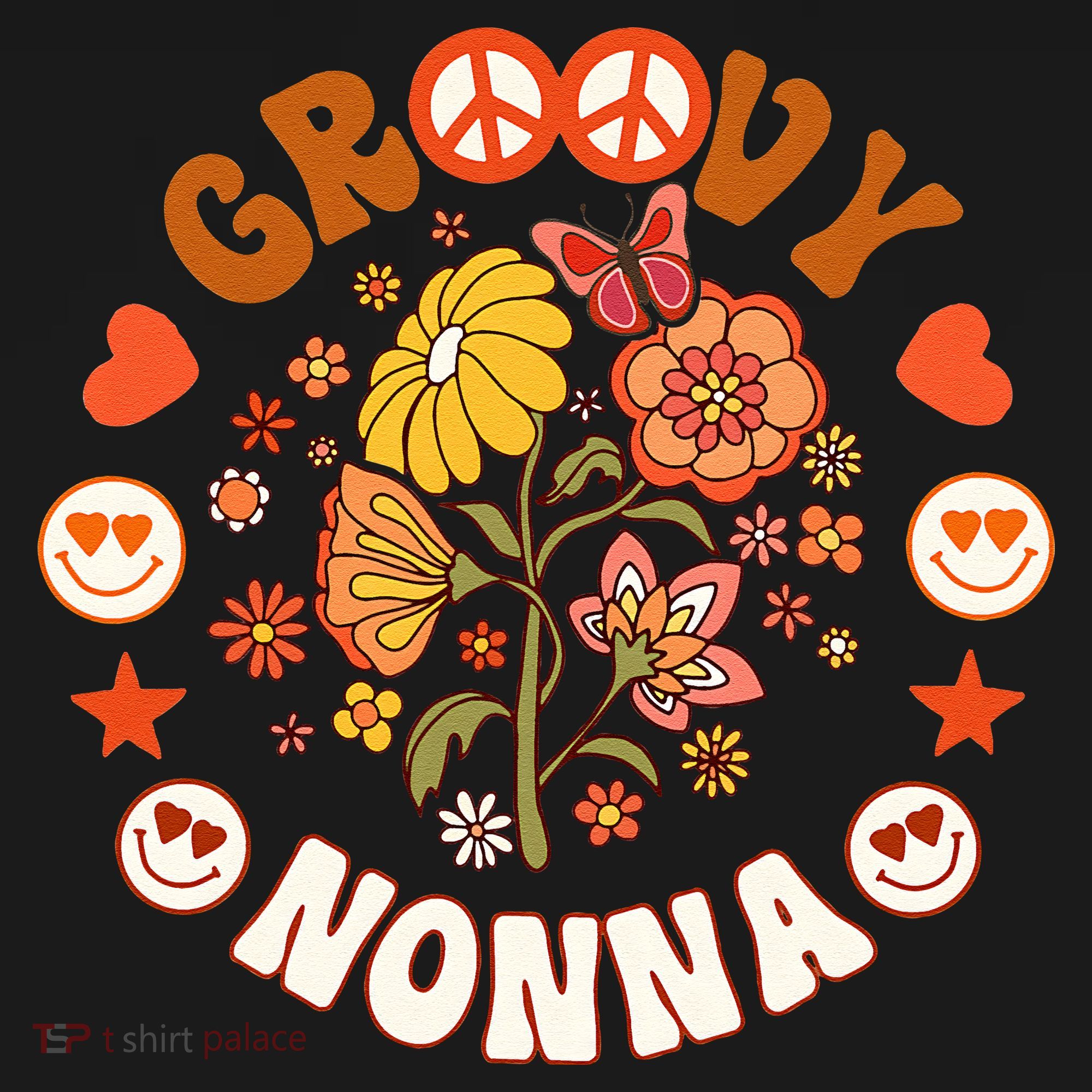 Funny Groovy Nonna Groovy Birthday Matching Birthday Party Women's Tank Top