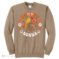 Funny Groovy Nonna Groovy Birthday Matching Birthday Party Sweatshirt thumb 0