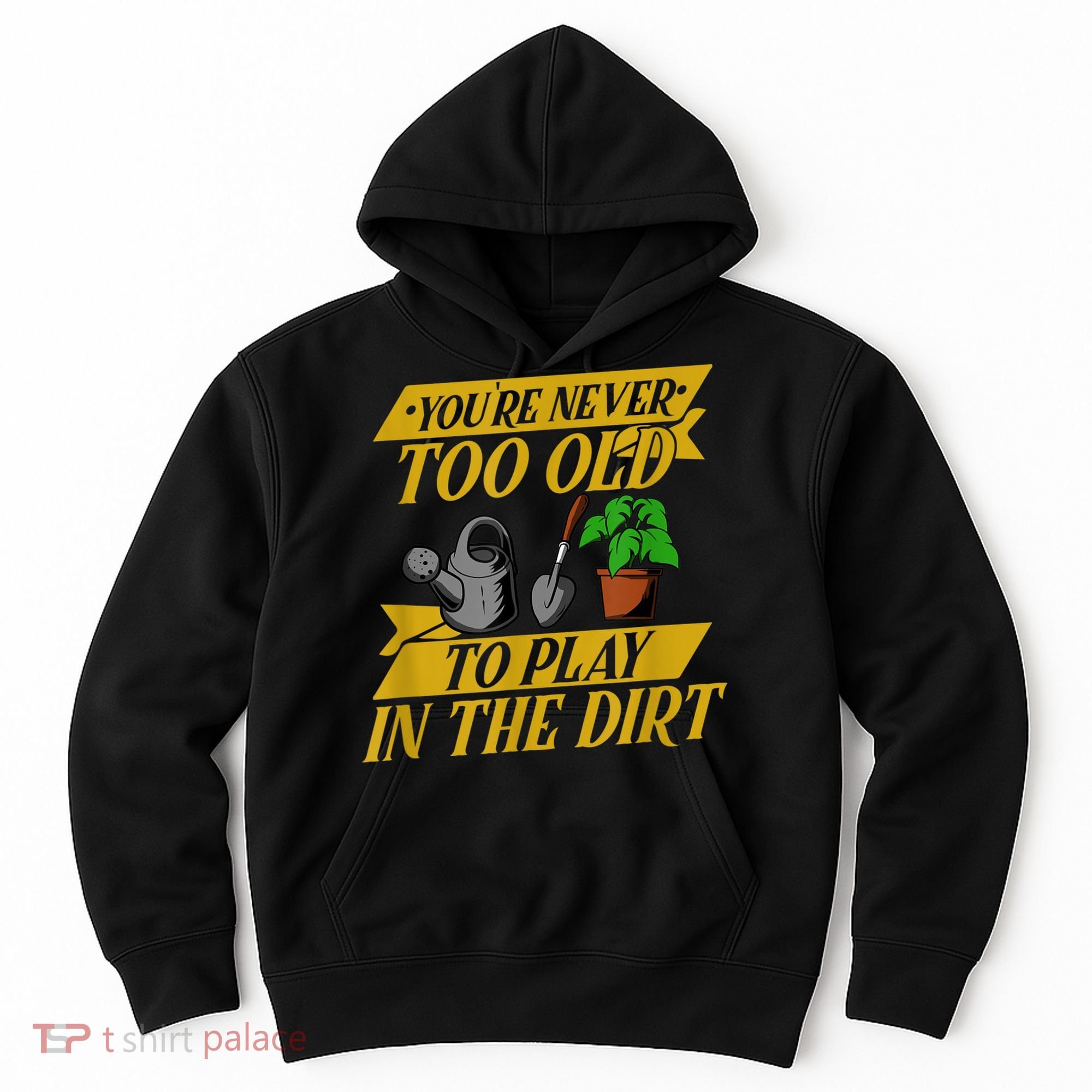 Funny Gardening Old People Flower Gardener Hoodie