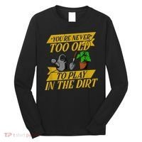 Funny Gardening Old People Flower Gardener Long Sleeve Shirt thumb 0