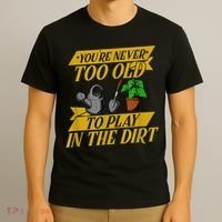 Funny Gardening Old People Flower Gardener T-Shirt thumb 3