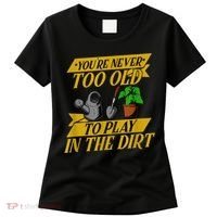 Funny Gardening Old People Flower Gardener Women's T-Shirt thumb 0