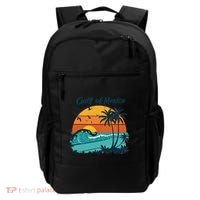 Funny Gulf Of Mexico Beach Palms Summer Vacation Backpack thumb 0