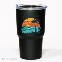 Funny Gulf Of Mexico Beach Palms Summer Vacation Tumbler thumb 0
