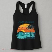 Funny Gulf Of Mexico Beach Palms Summer Vacation Women's Tank Top thumb 3