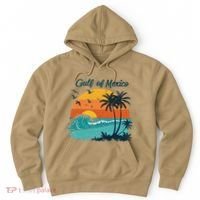 Funny Gulf Of Mexico Beach Palms Summer Vacation Hoodie thumb 0
