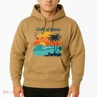 Funny Gulf Of Mexico Beach Palms Summer Vacation Hoodie thumb 2