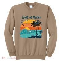 Funny Gulf Of Mexico Beach Palms Summer Vacation Sweatshirt thumb 0