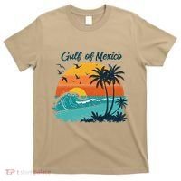 Funny Gulf Of Mexico Beach Palms Summer Vacation T-Shirt thumb 0