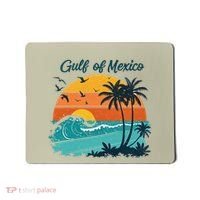 Funny Gulf Of Mexico Beach Palms Summer Vacation Mousepad thumb 0