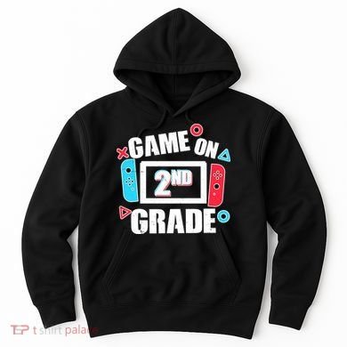 Funny Game On 2nd Second Grade Hoodie