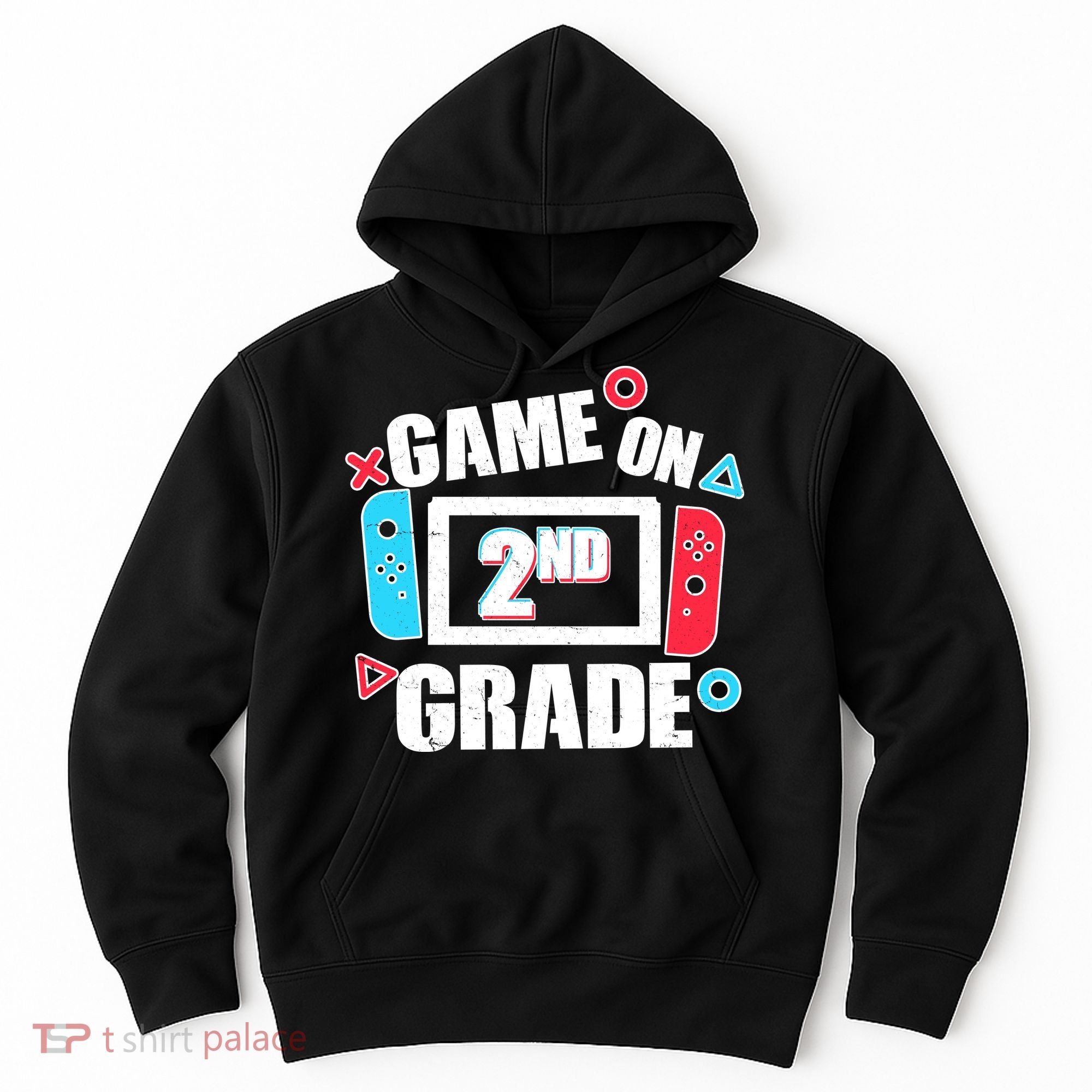 Funny Game On 2nd Second Grade Hoodie