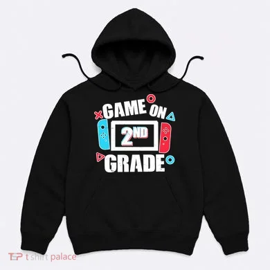 Funny Game On 2nd Second Grade Hoodie