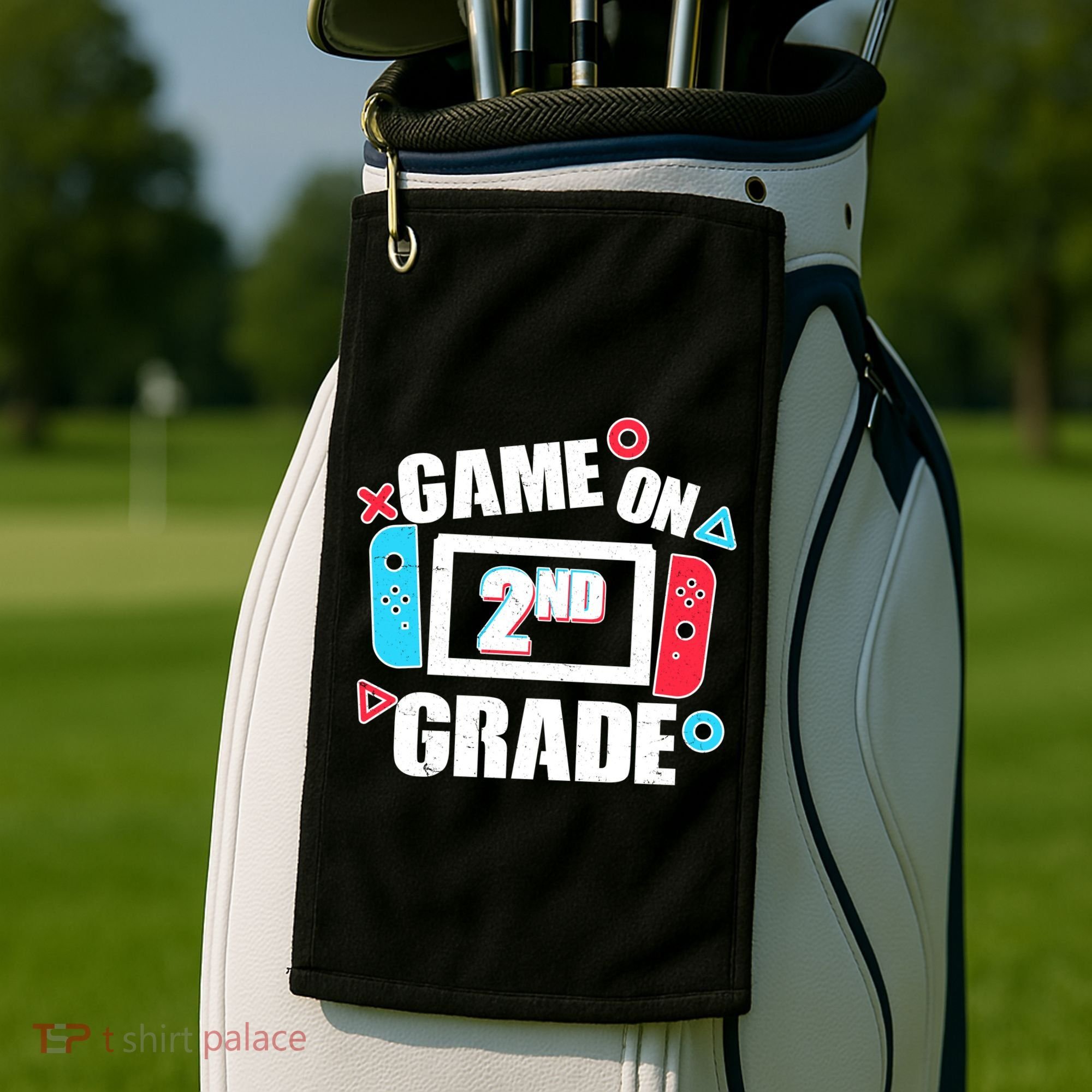 Funny Game On 2nd Second Grade Golf Towel