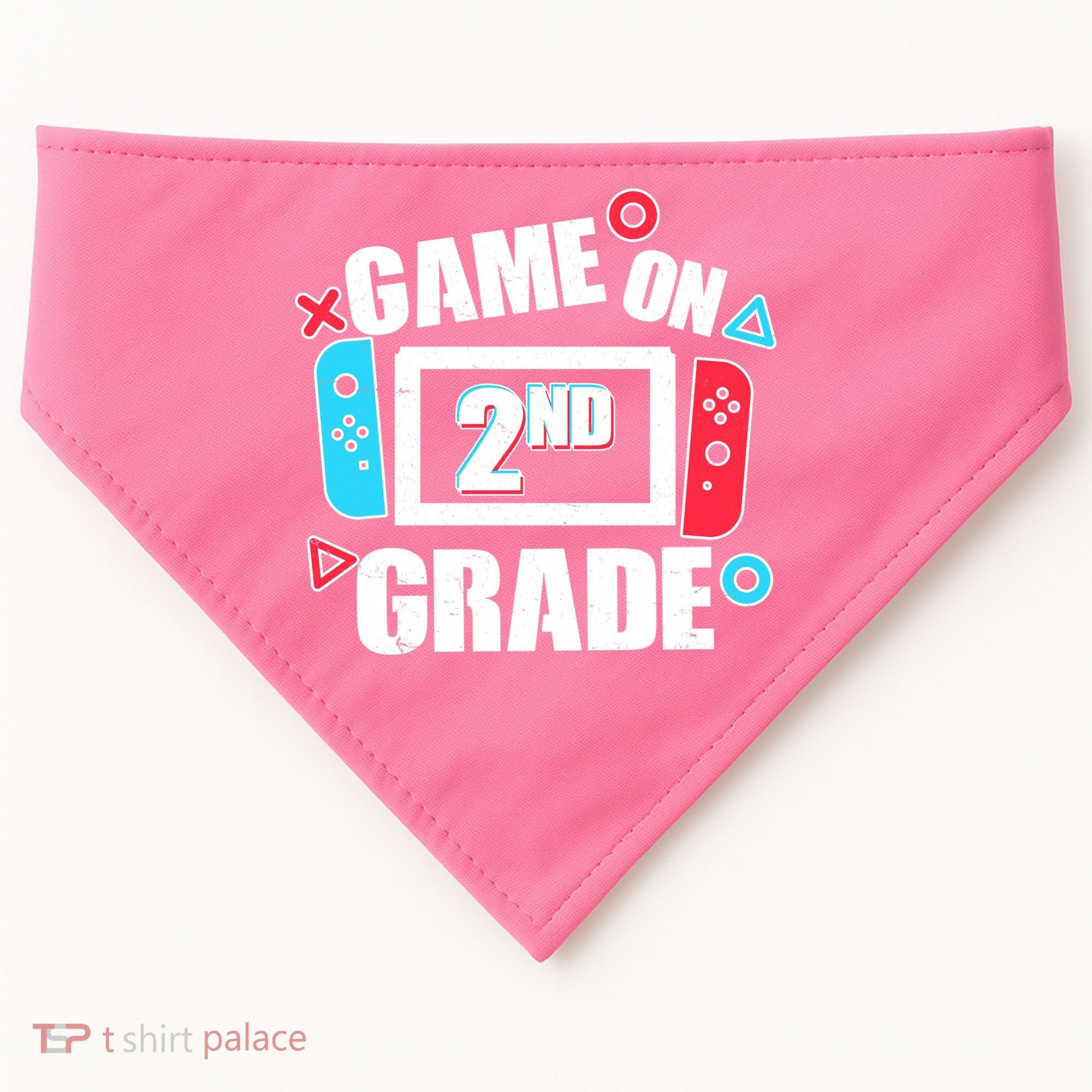 Funny Game On 2nd Second Grade USA-Made Doggie Bandana