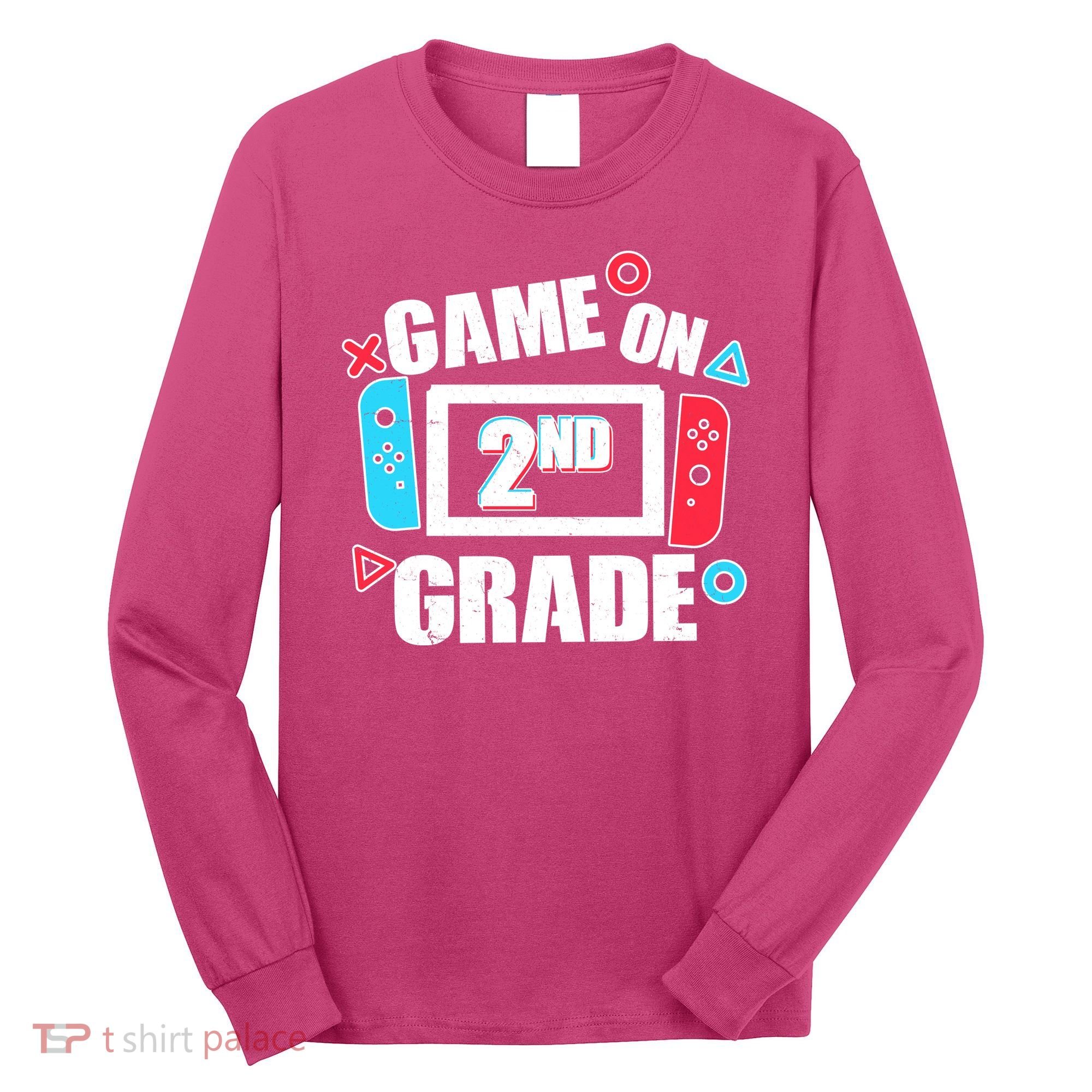 Funny Game On 2nd Second Grade Long Sleeve Shirt