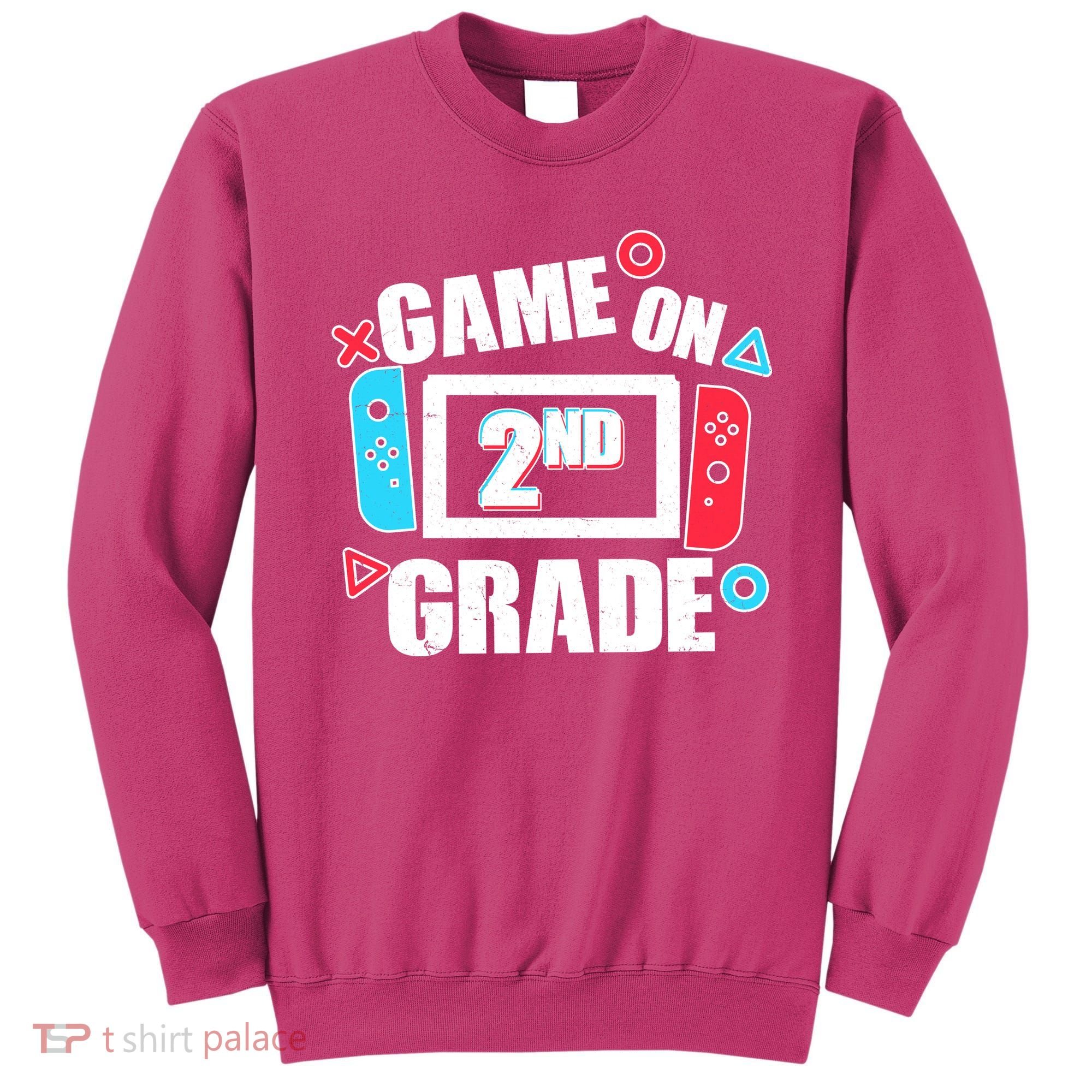 Funny Game On 2nd Second Grade Sweatshirt