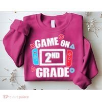 Funny Game On 2nd Second Grade Sweatshirt thumb 2