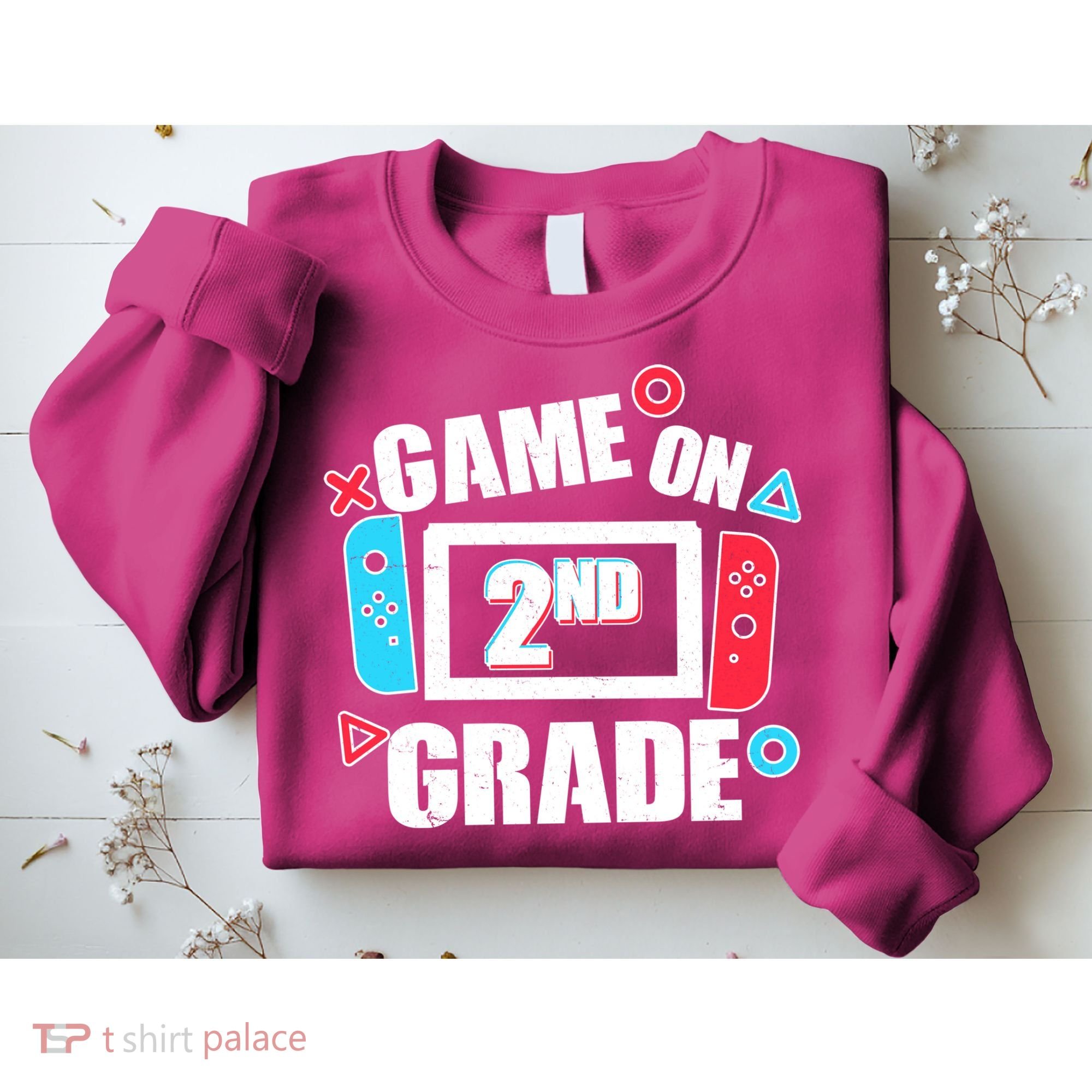 Funny Game On 2nd Second Grade Sweatshirt