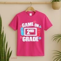 Funny Game On 2nd Second Grade T-Shirt thumb 2
