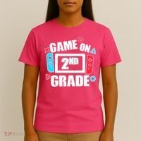 Funny Game On 2nd Second Grade T-Shirt thumb 4