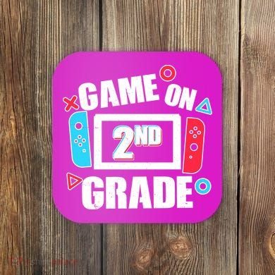 Funny Game On 2nd Second Grade Coaster