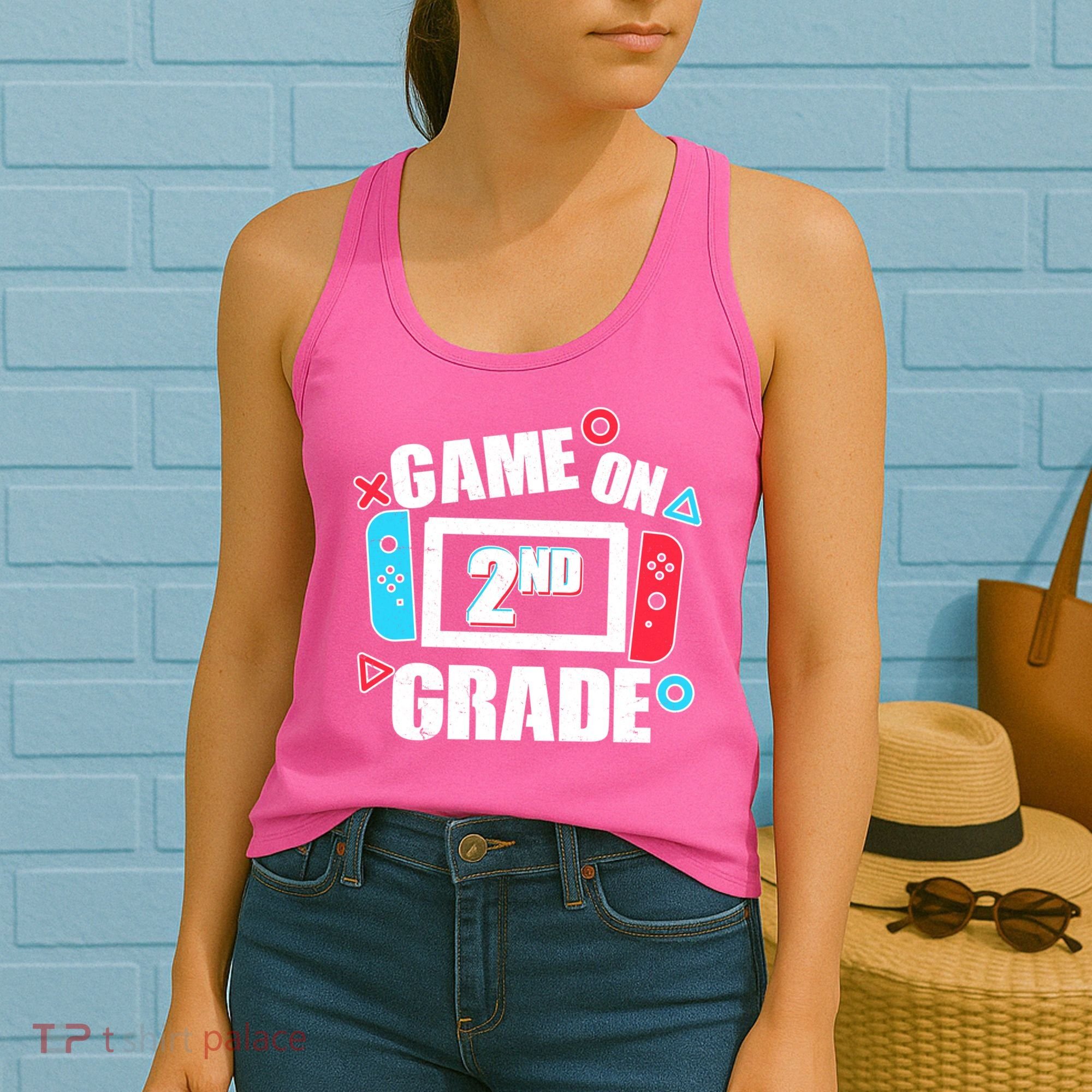 Funny Game On 2nd Second Grade Women's Tank Top
