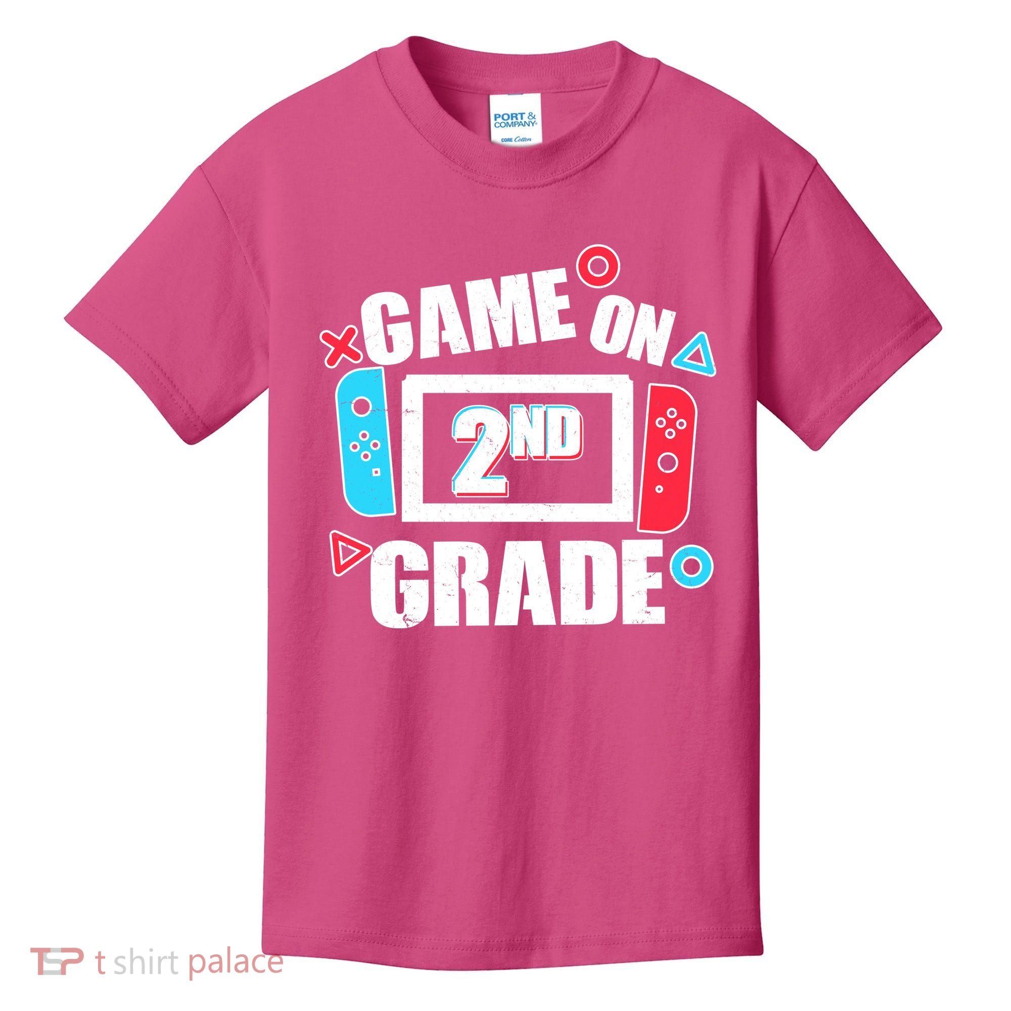 Funny Game On 2nd Second Grade Kids T-Shirt