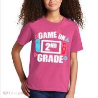 Funny Game On 2nd Second Grade Kids T-Shirt thumb 2