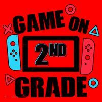 Funny Game On 2nd Second Grade Santa Hat thumb 1