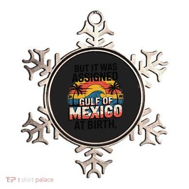 Funny Gulf Of Mexico Assigned At Birth Retro Beach Ornament