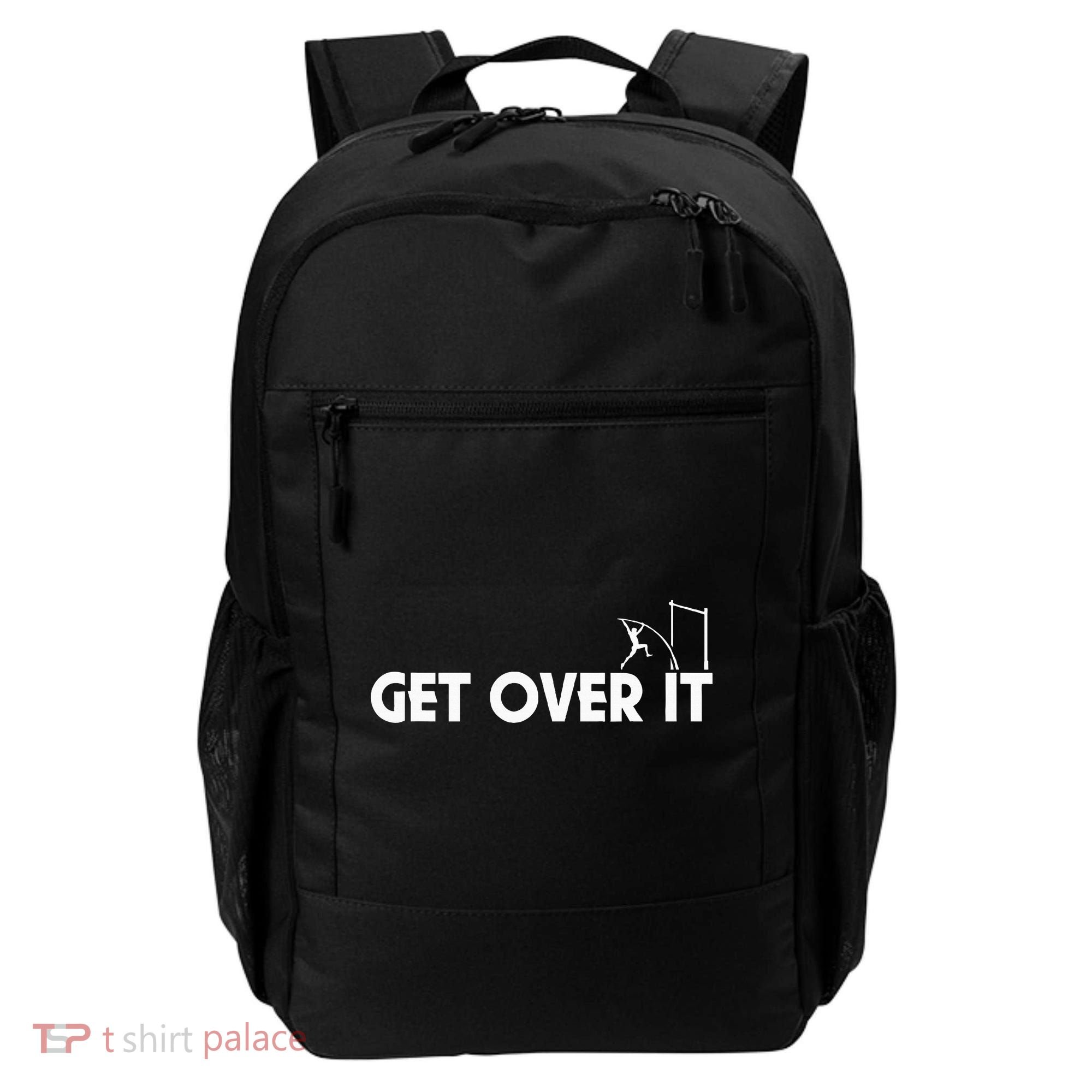 Funny Get Over It Pole Vault Backpack