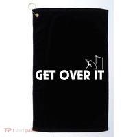 Funny Get Over It Pole Vault Golf Towel thumb 0