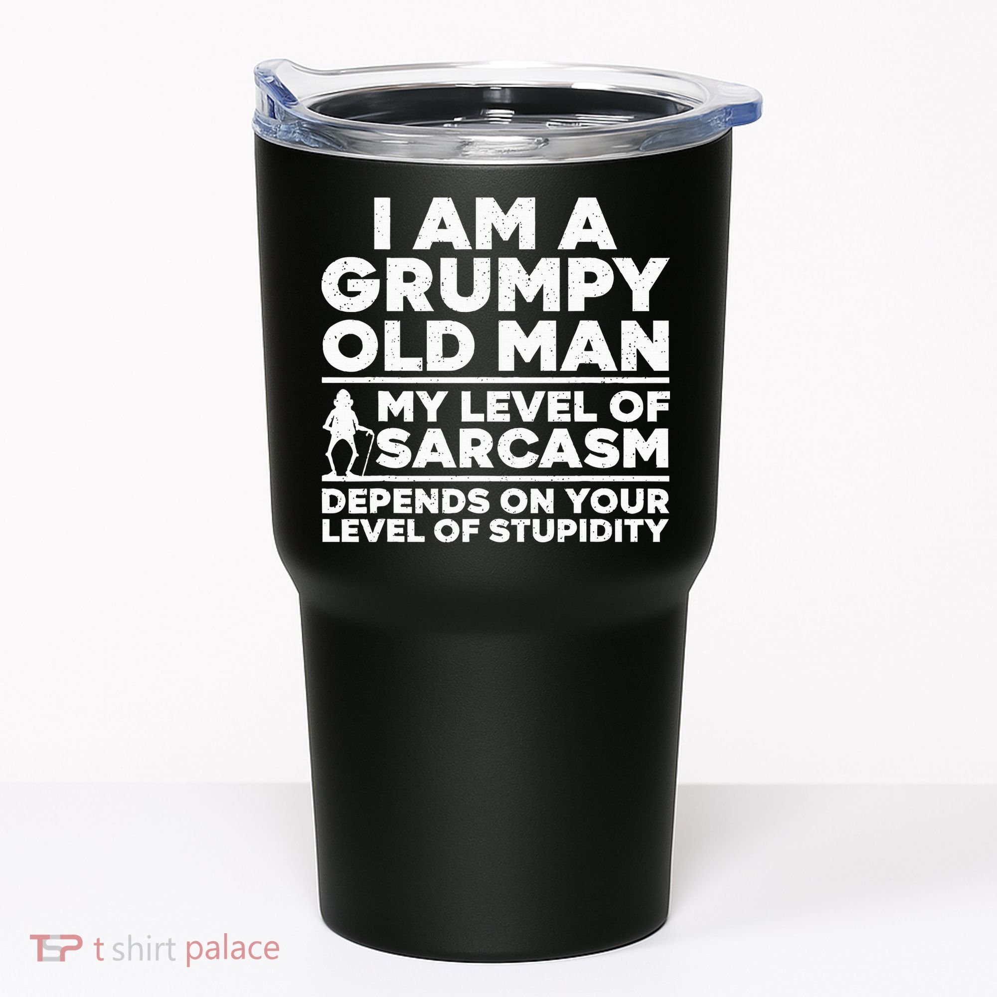 Funny Grumpy Old Man Art For Dad Grandpa Old People Tumbler