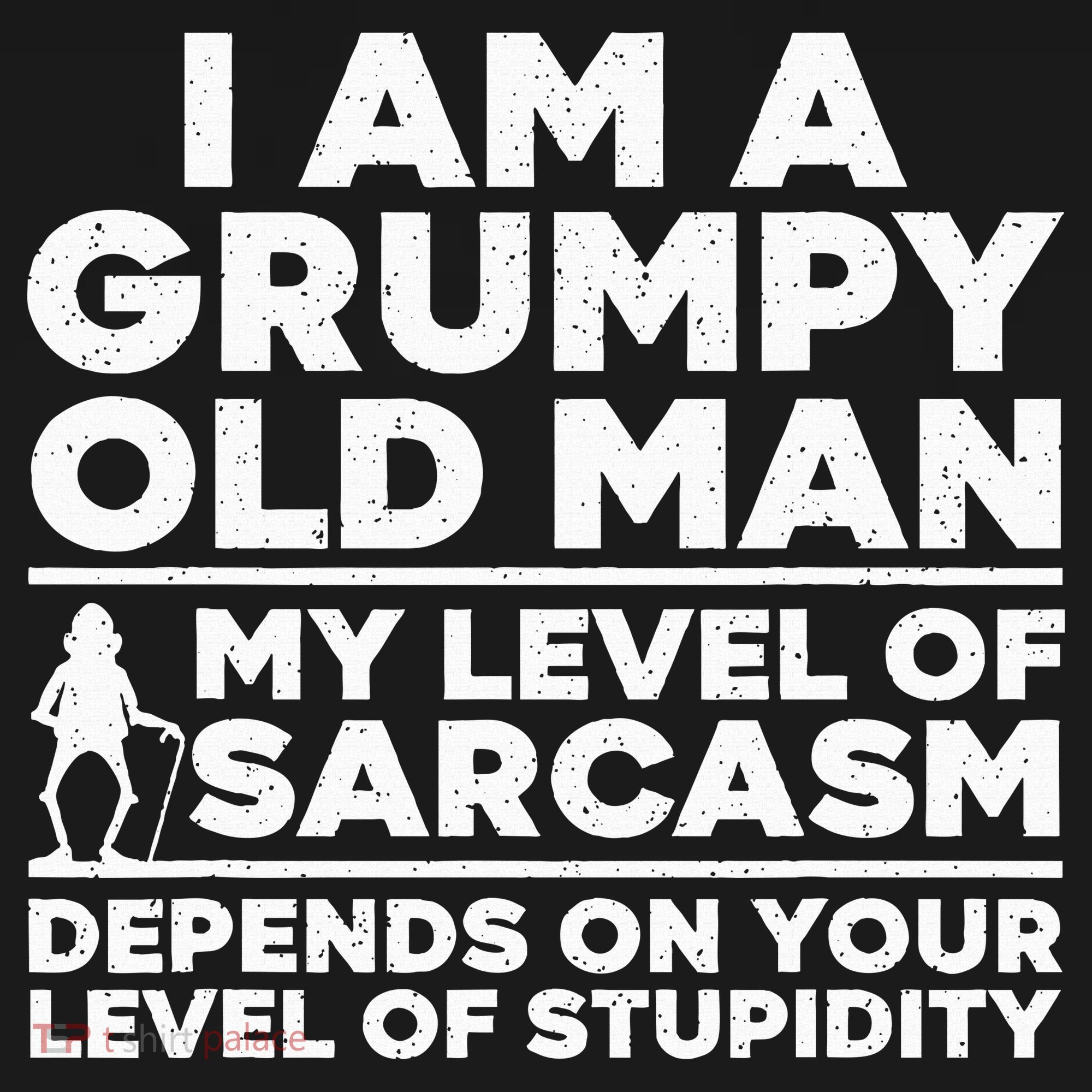 Funny Grumpy Old Man Art For Dad Grandpa Old People Ornament