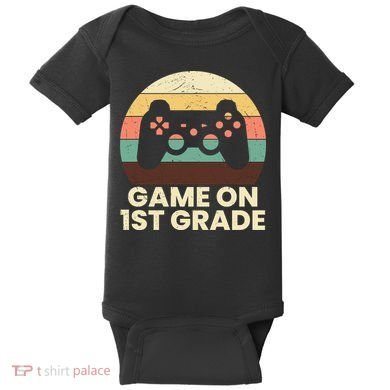 Funny Game On 1st Grade Vintage Back To School Baby Bodysuit