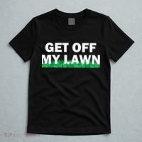 Funny Get Off My Lawn Quote Landscaping Gardening T-Shirt thumb 5