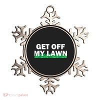 Funny Get Off My Lawn Quote Landscaping Gardening Ornament thumb 0