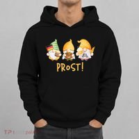 Fun Gnomes Oktoberfest Prost Beer Pretzel German Flag Hoodie thumb 0