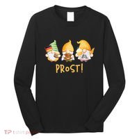Fun Gnomes Oktoberfest Prost Beer Pretzel German Flag Long Sleeve Shirt thumb 0
