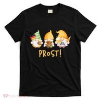 Fun Gnomes Oktoberfest Prost Beer Pretzel German Flag T-Shirt thumb 0