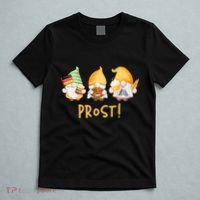 Fun Gnomes Oktoberfest Prost Beer Pretzel German Flag T-Shirt thumb 5