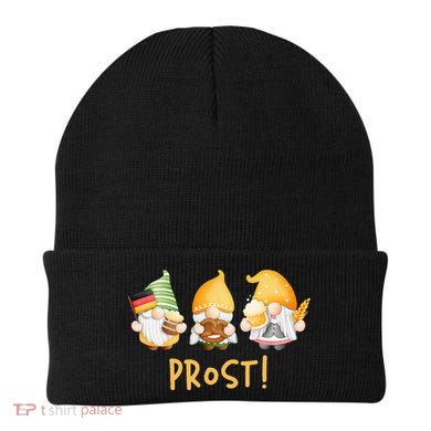Fun Gnomes Oktoberfest Prost Beer Pretzel German Flag Beanie
